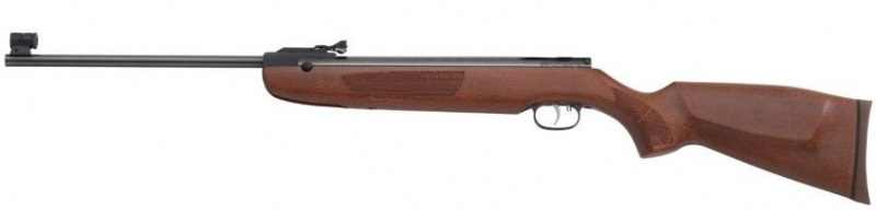 Weihrauch HW 50 S Fiber-Optik Luftgewehr 4,5 mm Diabolo – Federdruck Knicklauf 7,5 J